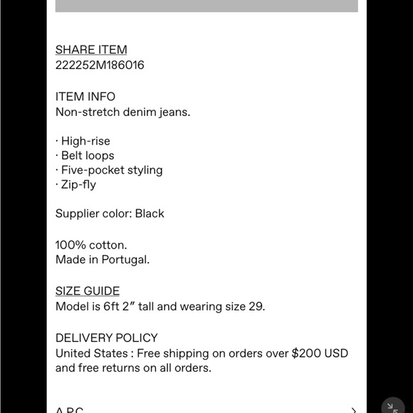 APC STANDARD STRAIGHT JEANS - Picture 6 of 7